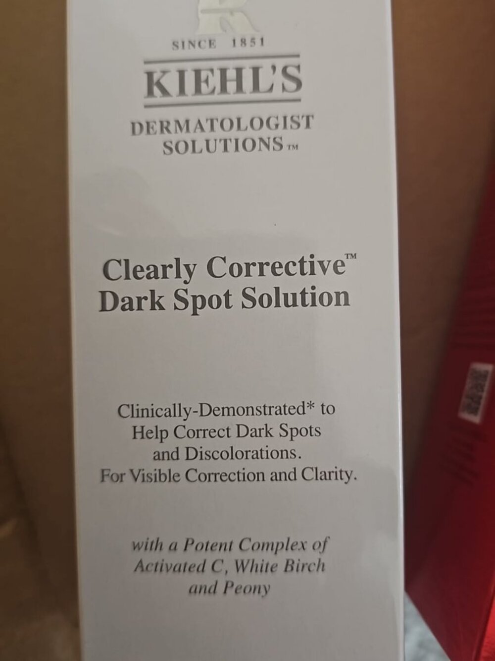 Kiehl's Clearly Corrective Dark Spot Solution Serum 100ml 3.4oz NEW Factory Seal